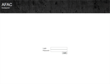 Tablet Screenshot of kunde.afac.dk