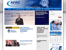 Tablet Screenshot of afac.org.ar